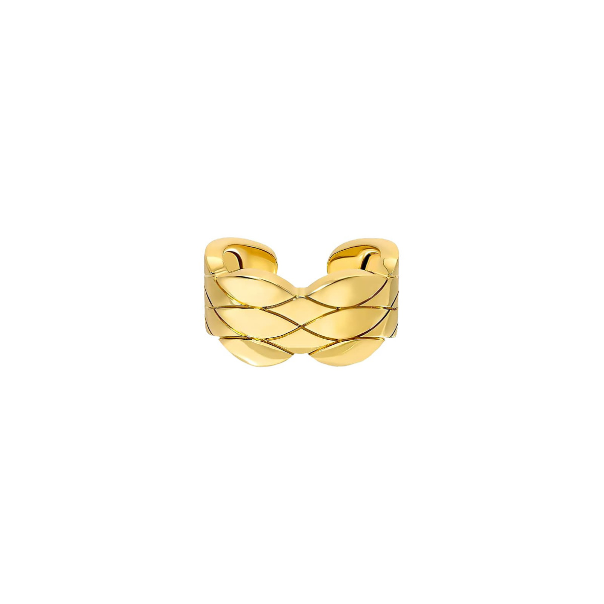 Anita Ko 18k Yellow Gold Braided Single Earcuff