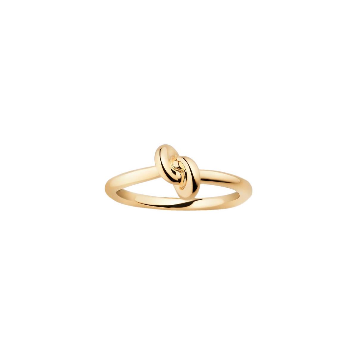 Engelbert Legacy Knot 18k Yellow Gold Mini Knot Ring