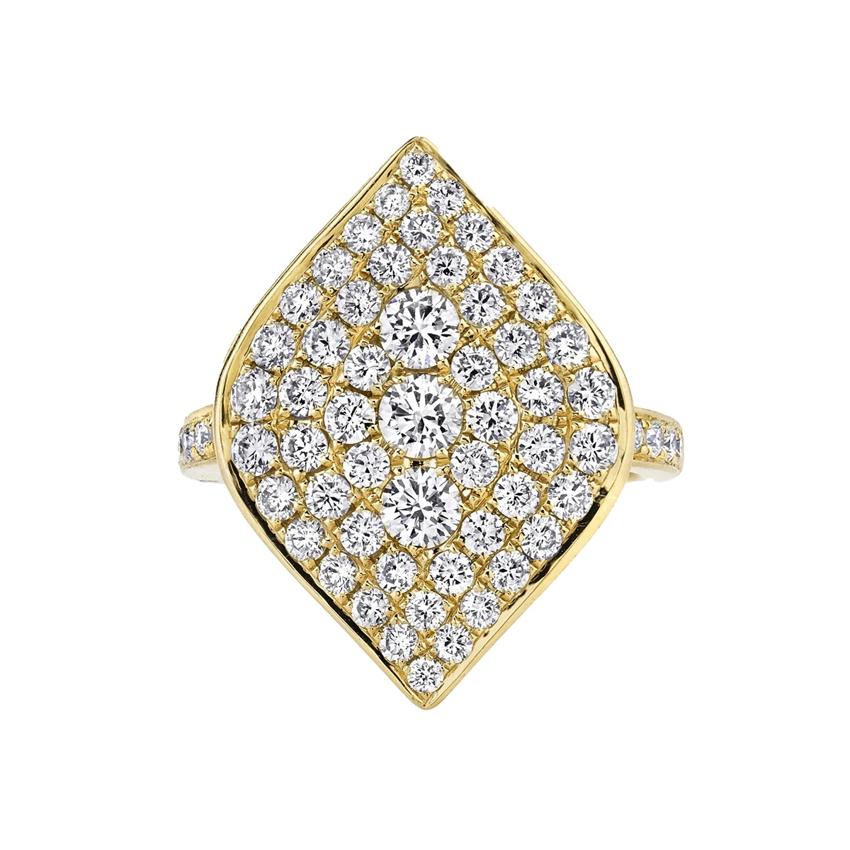 Bold shapes, brilliant sparkle. Anita Ko knows how to make a statement