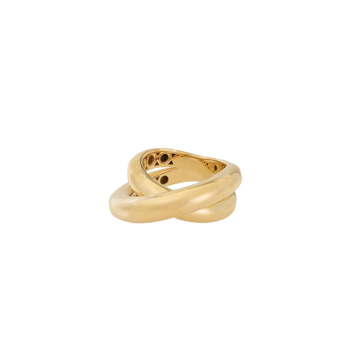 Engelbert Loop Collection 18k Yellow Gold Big Infinity Loop Ring