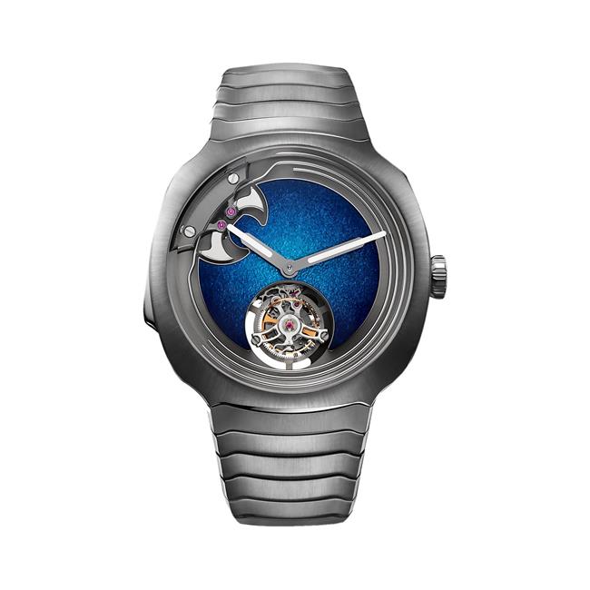 H. Moser & Cie Streamliner Concept Minute Repeater Tourbillon Blue