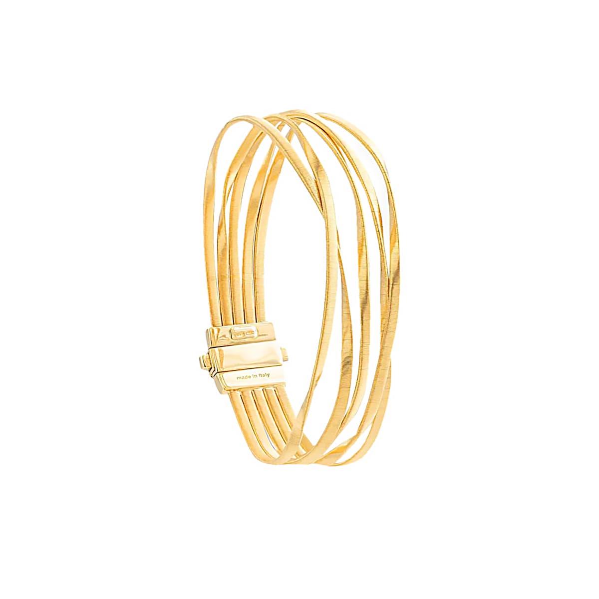 Marco Bicego Marrakech 18k Yellow Gold 5 Strand Coil Bracelet