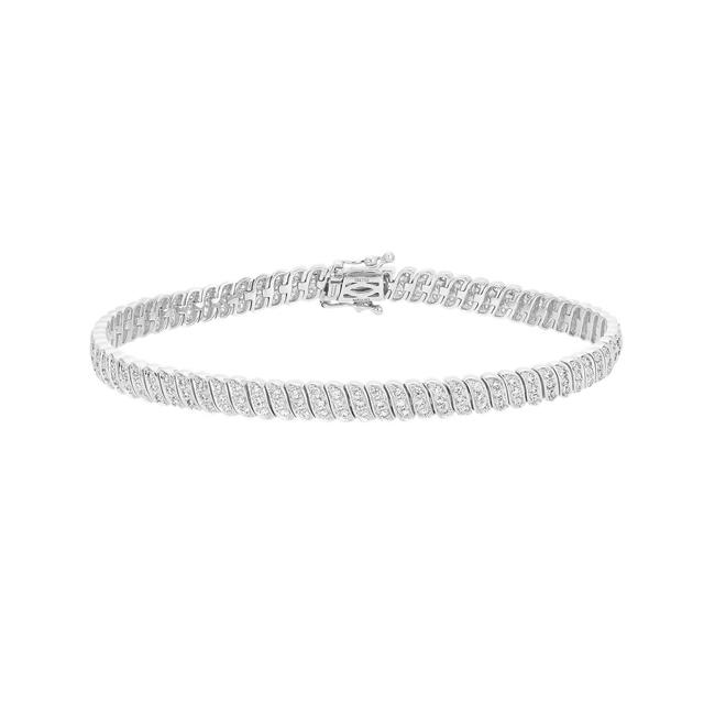 Anita Ko Zoe 18k White Gold Diamond Thin Tennis Bracelet