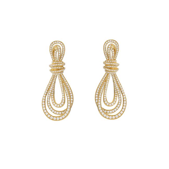 London Collection 18k Yellow Gold Knot Earrings