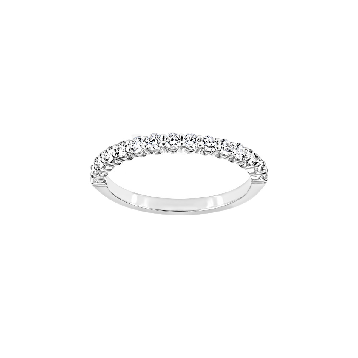 TWO by London Diamond U-Prong Wedding Band