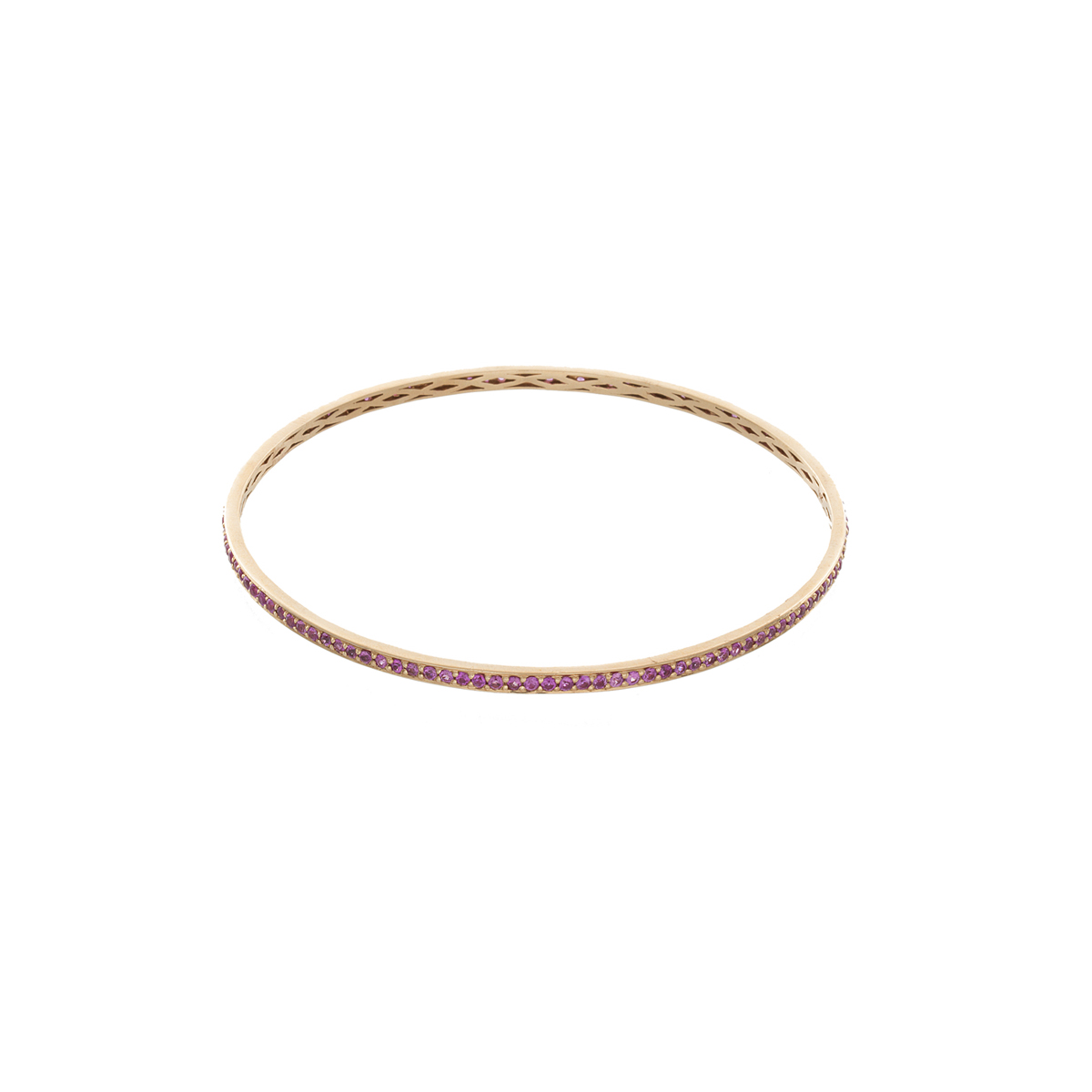 London Collection Pink Sapphire Bangle Bracelet