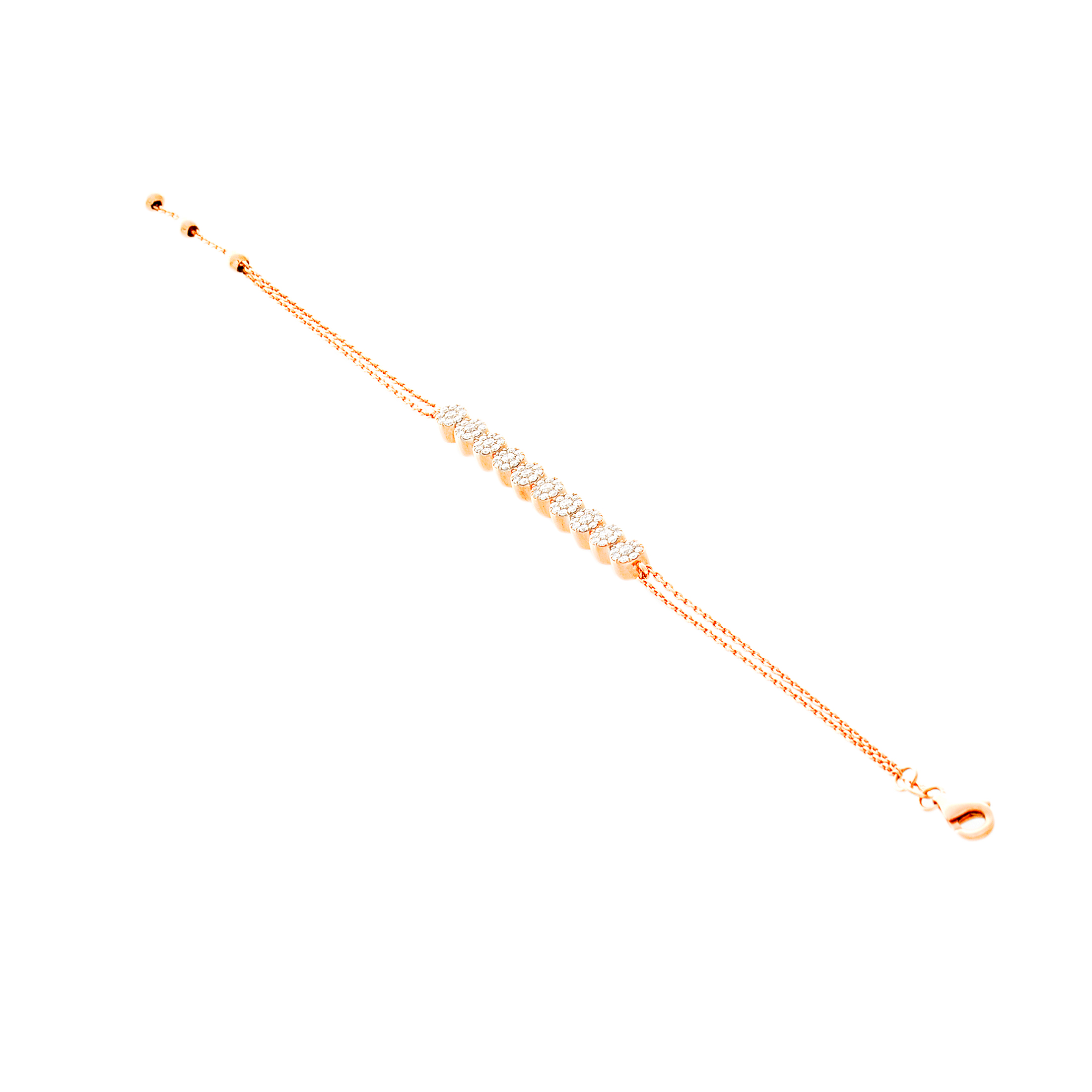 London Collection 18k 10 Station Bracelet.
