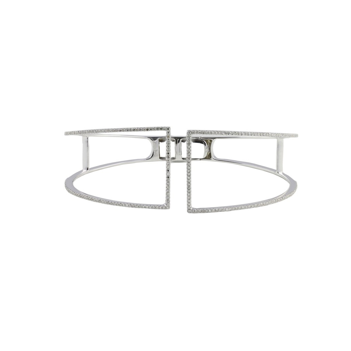 London Collection 14k Open Hinged Cuff Bracelet