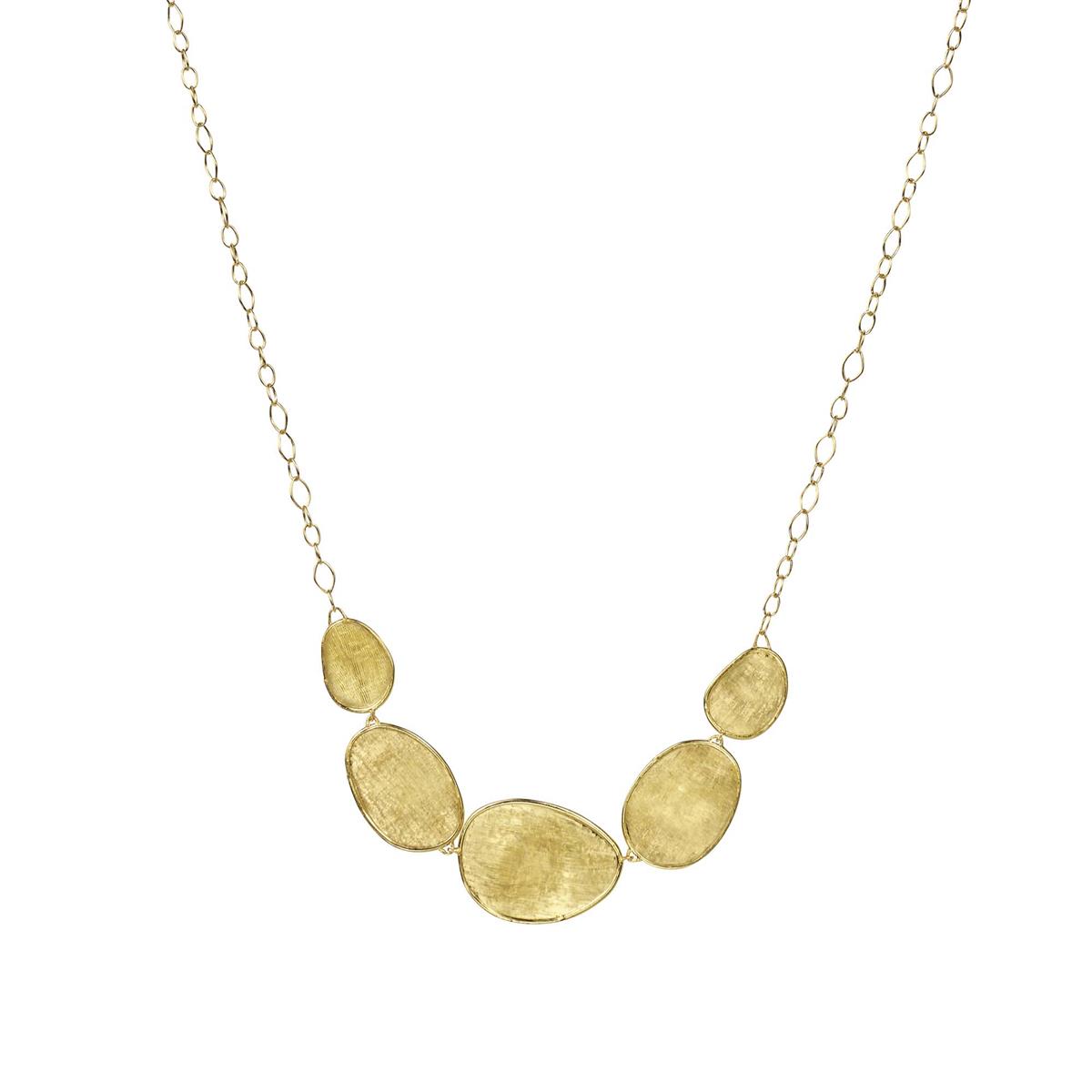 Marco Bicego Lunaria 18k Yellow Gold 5 Petal Necklace
