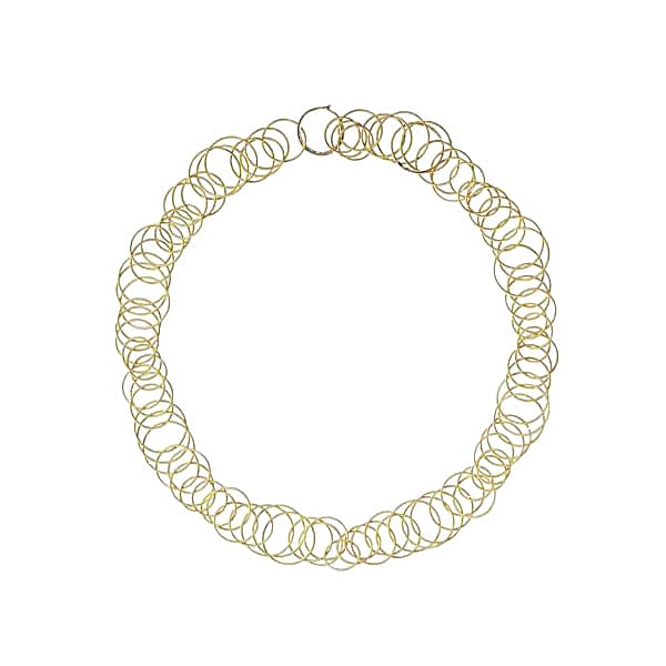 Buccellati Hawaii 18k Yellow Gold Multi Loop Necklace