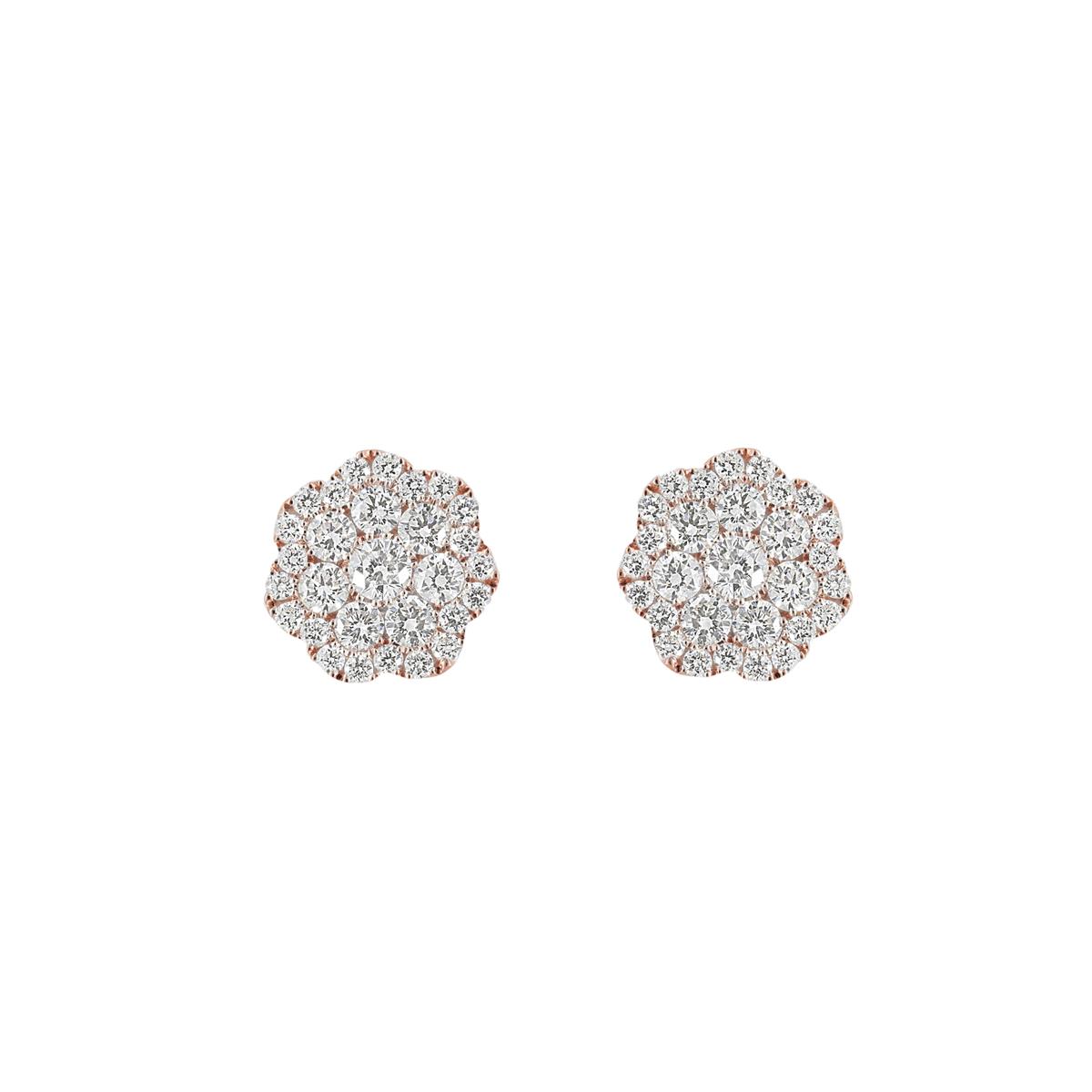 Our Classic Diamond Cluster Earrings is a Go To
