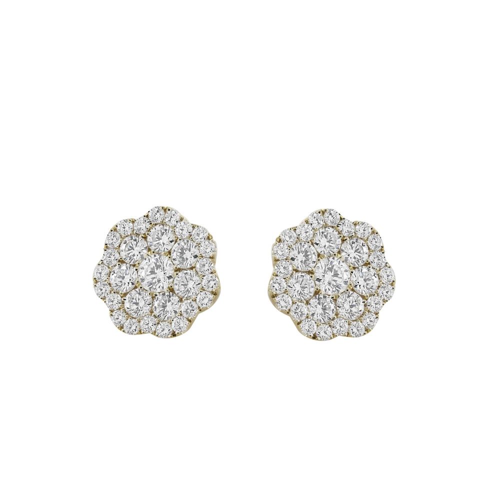 Nothing more classic than a flower cluster stud