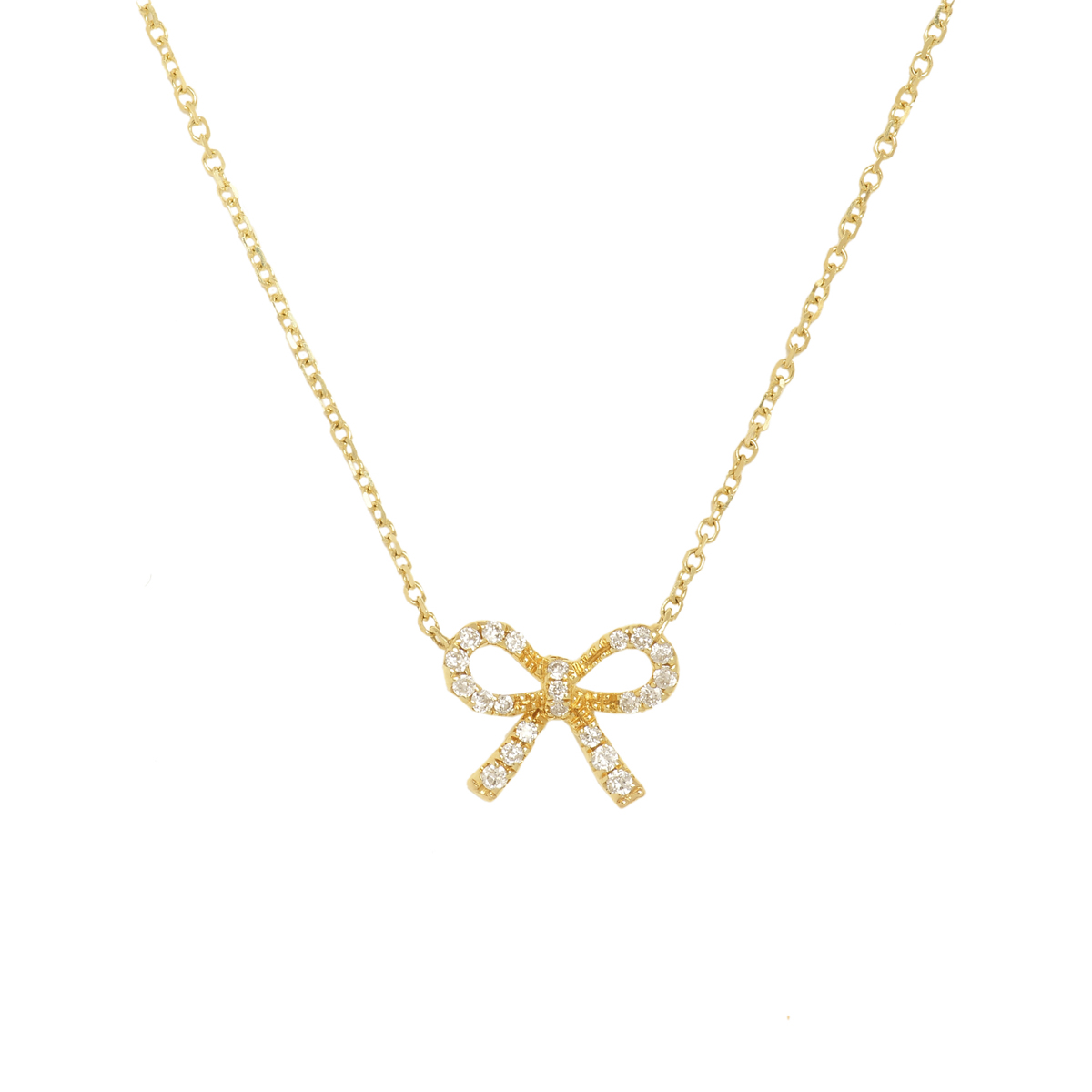 London Collection Diamond Bow Necklace