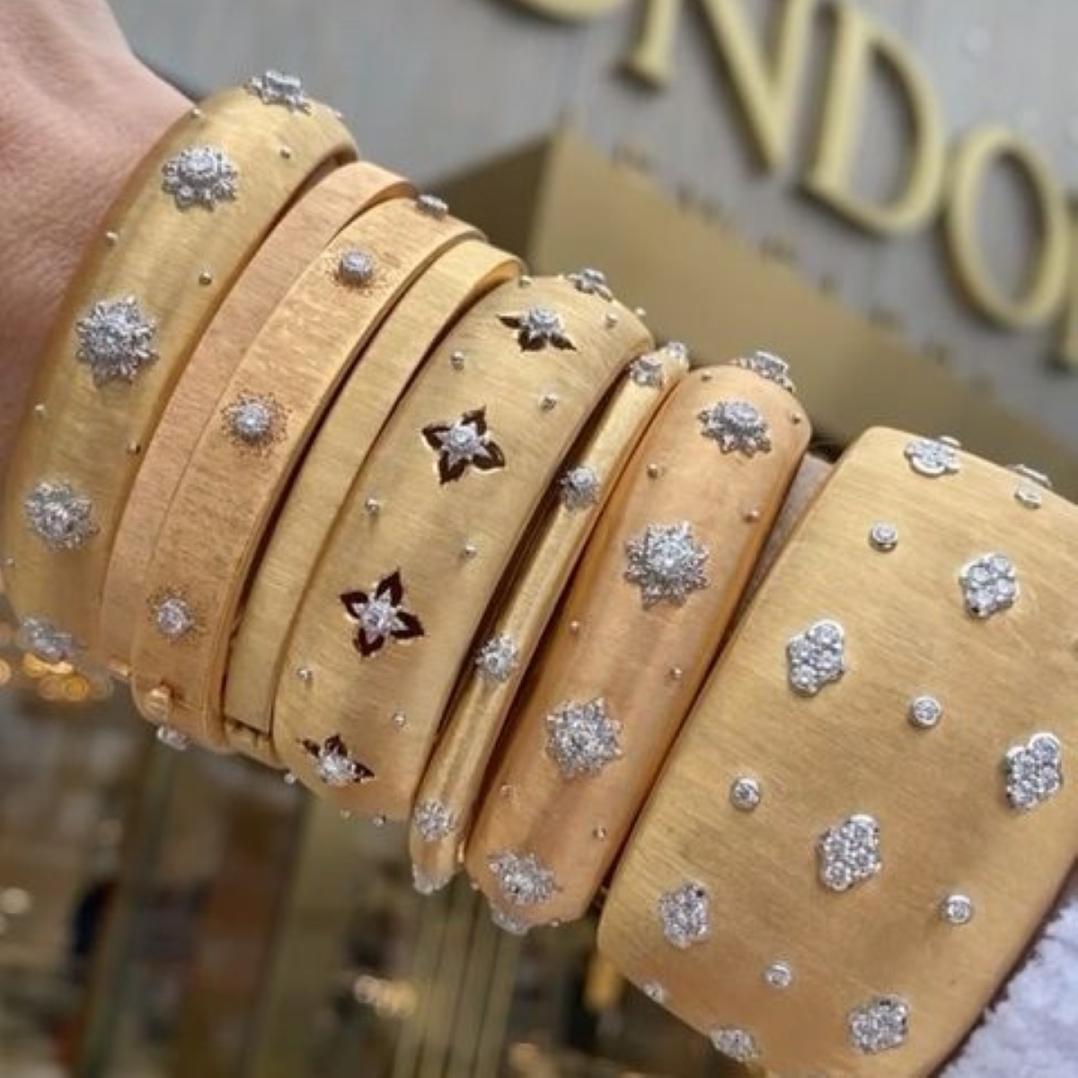 Golden Dreams Meet Diamond Gleams