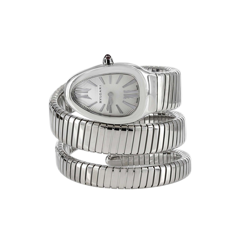 Bvlgari Serpenti Tubogas Stainless Steel Double Spiral Watch