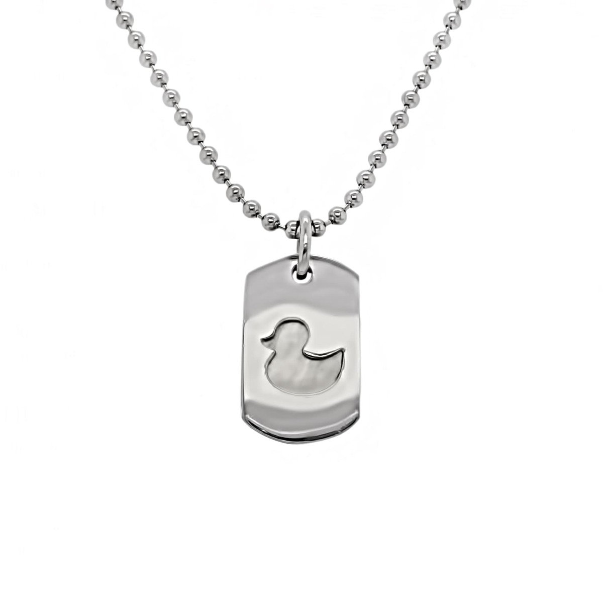 Honora Sterling Silver Duck Cut Out Necklace