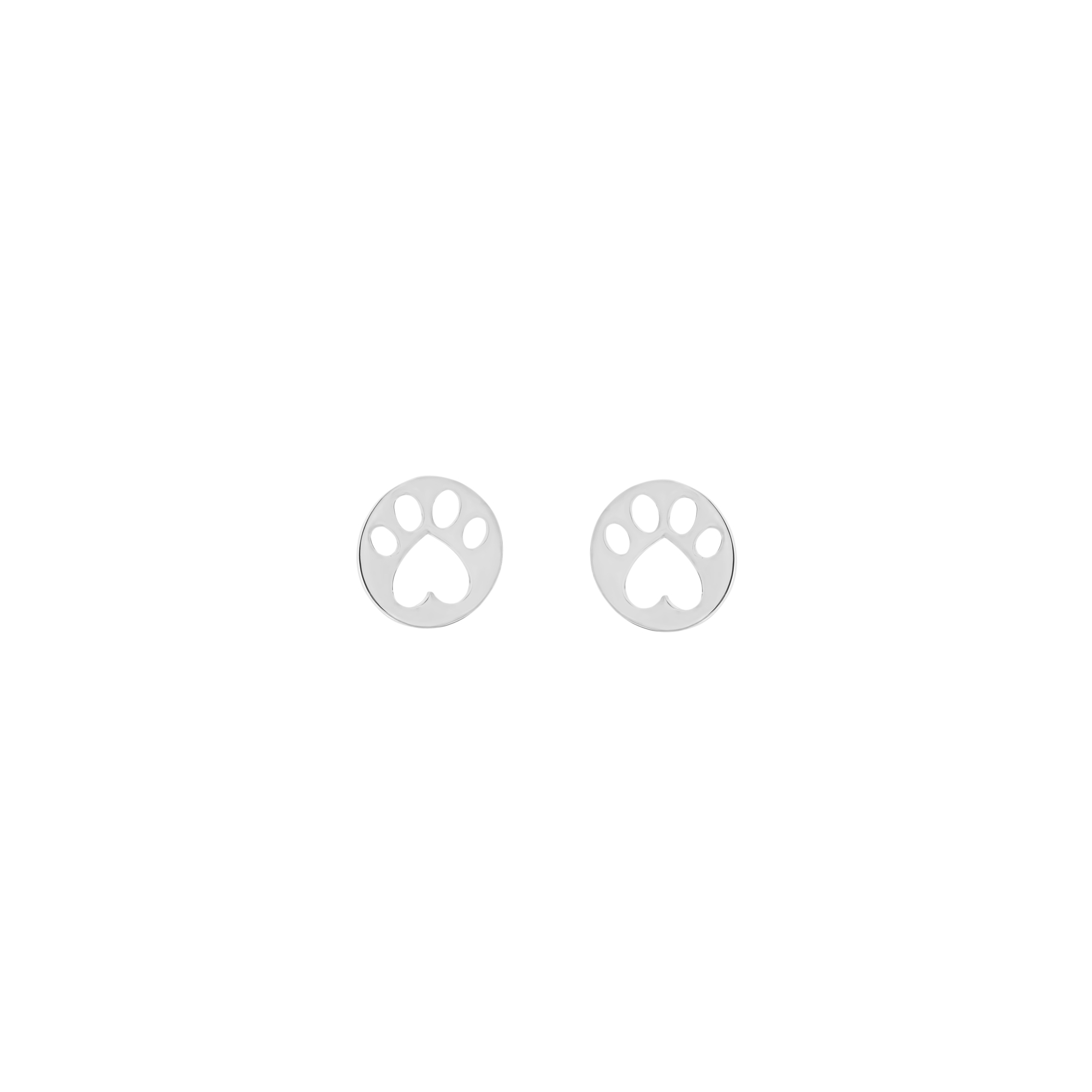Our Cause for Paws SS Mini Paw Stud Earrings