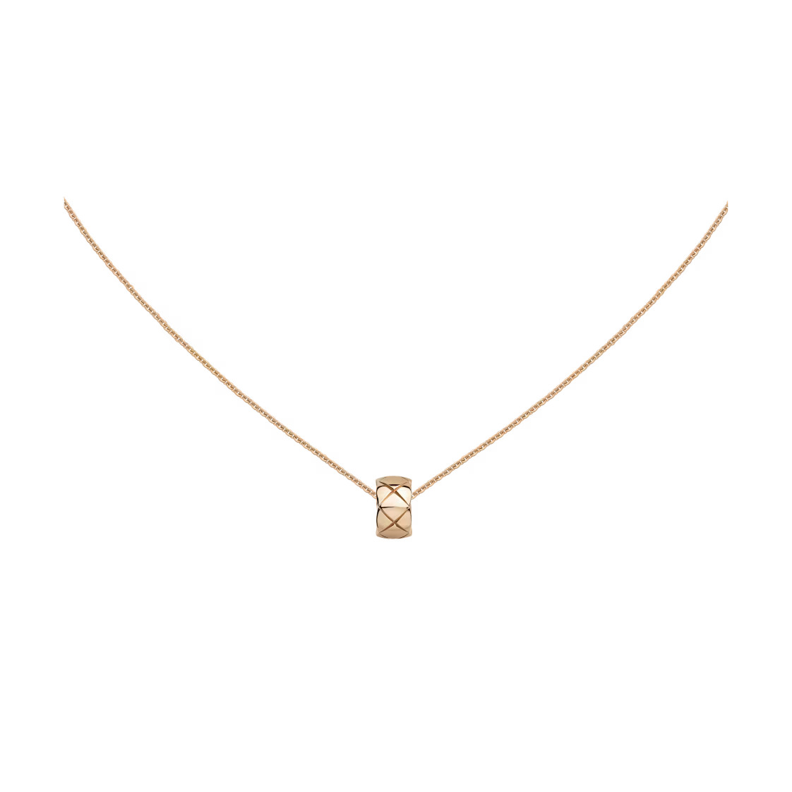CHANEL COCO CRUSH 18k Beige Gold Large Necklace