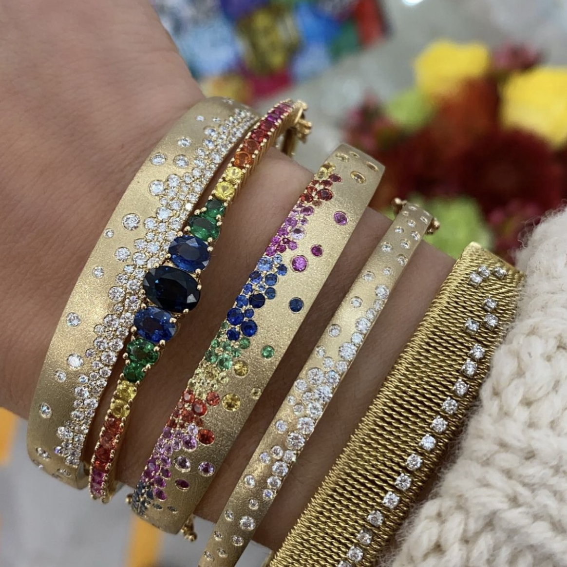 We love scattering rainbows and spreading some London Jewelers love into people