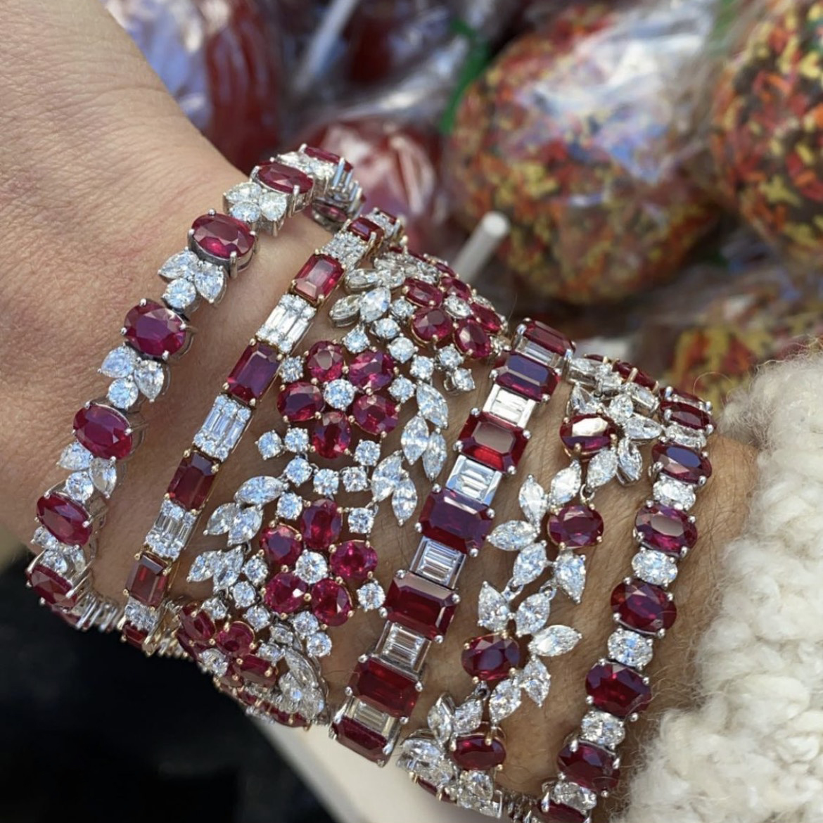 Candy apples and a stack of our favorites in the Fall Mood
