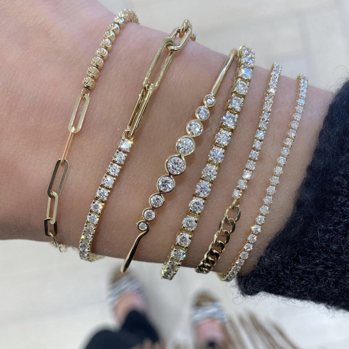 Spot the new! Our half and half bracelets are all the rage