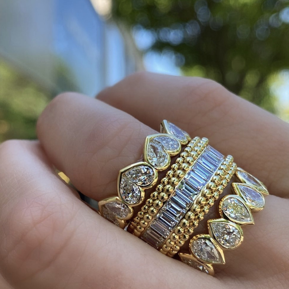 Yellow Gold Bands The Way We Mix and Match