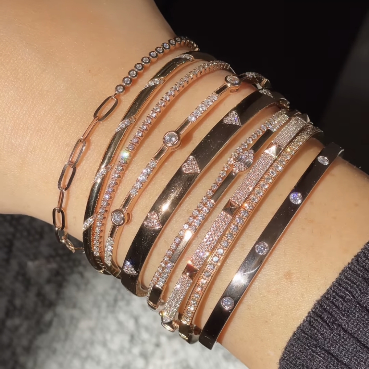 Elevate Your Everyday Style With Our Stunning Rose Gold Bracelets!