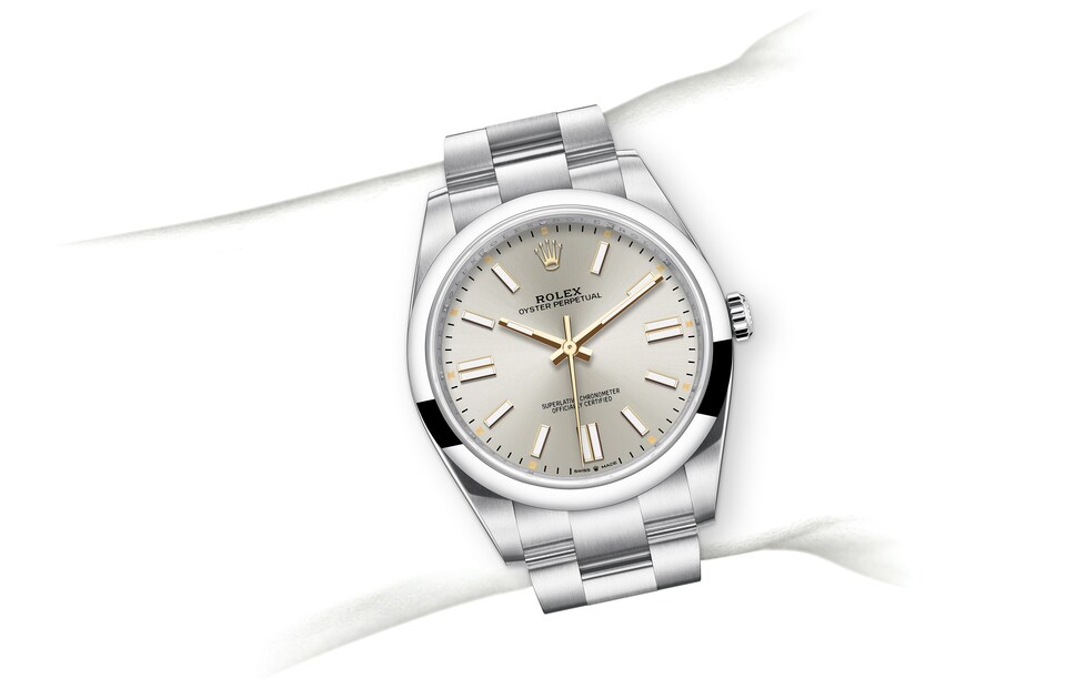 Rolex Oyster Perpetual in Oystersteel, m124300-0001 | London Jewelers