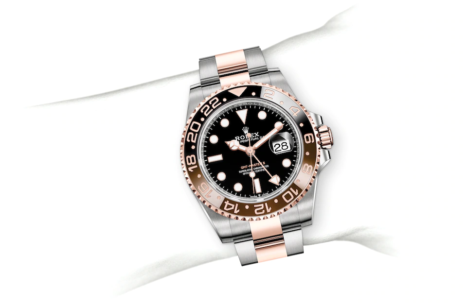 rolex gmt master ii everose gold