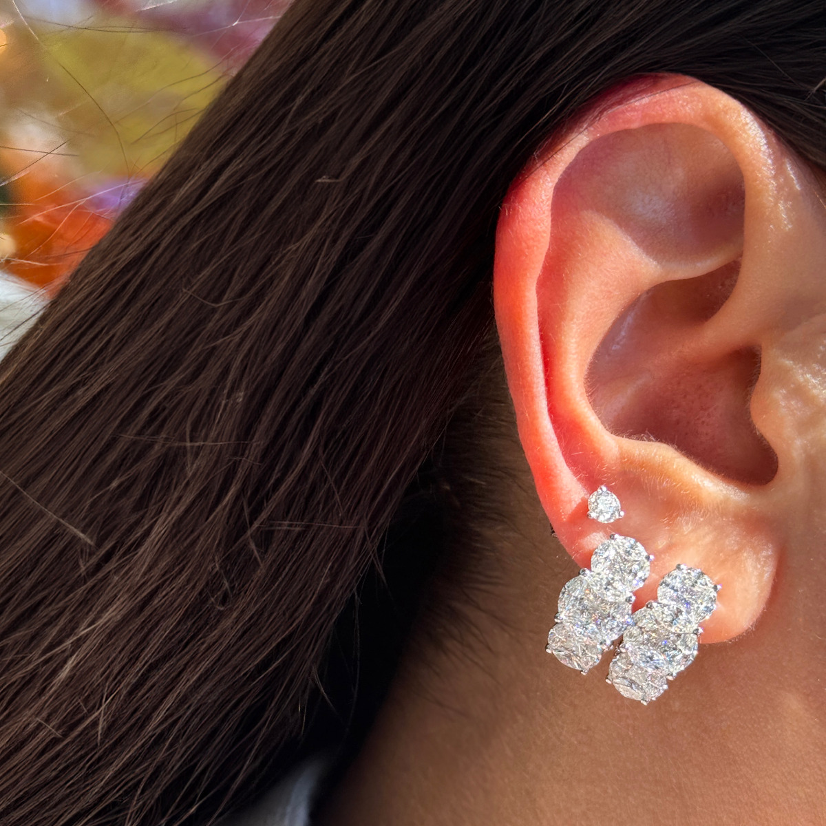 A Bold Ear Party Is the Perfect Finishing Touch
