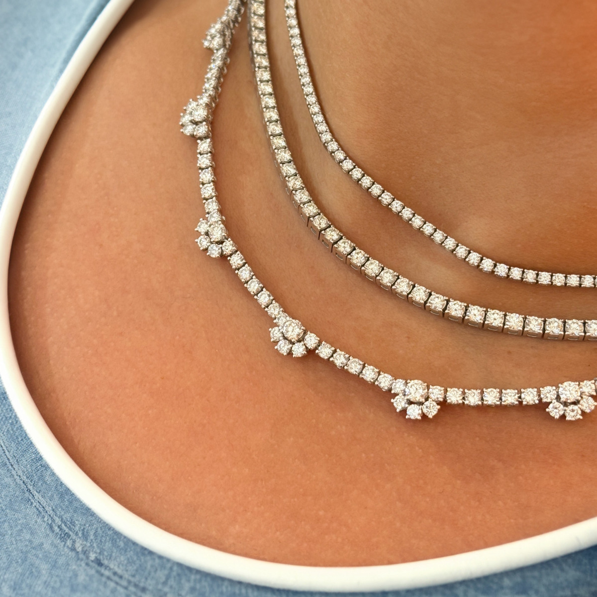 Diamonds Styled The Way We Love Them Most — Layered