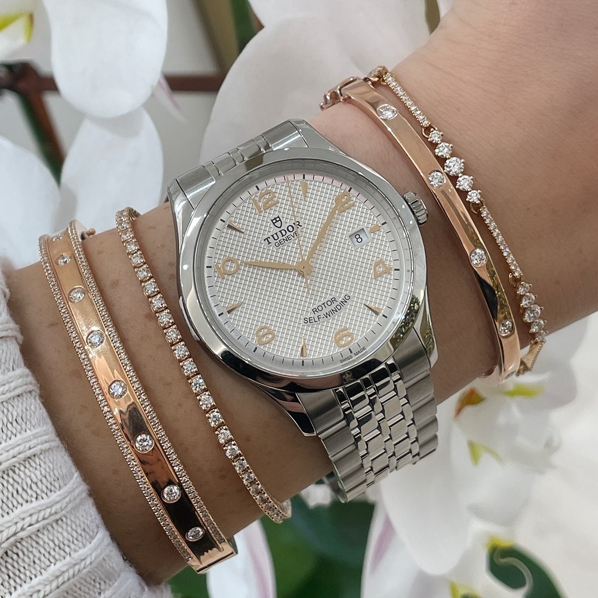A Timeless TUDOR Moment, Elevated With Rose Gold And Diamonds