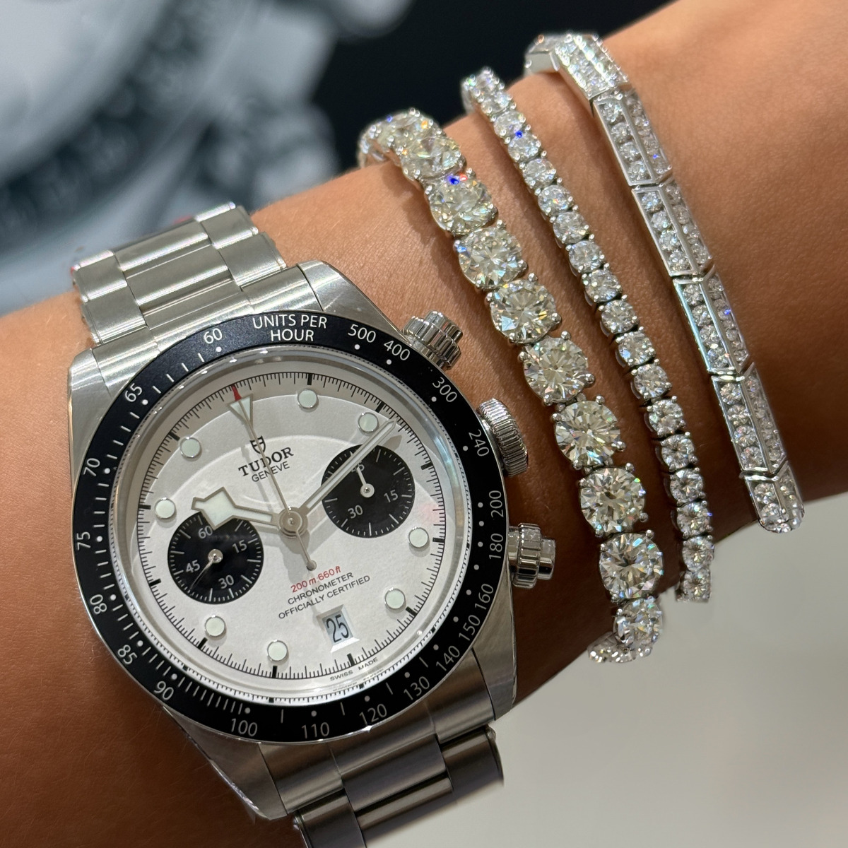 Diamonds Frame The Moment, TUDOR Defines It