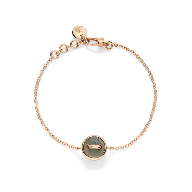 Pomellato Pom Pom 18k Rose Gold Mother of Pearl and Diamond Bracelet