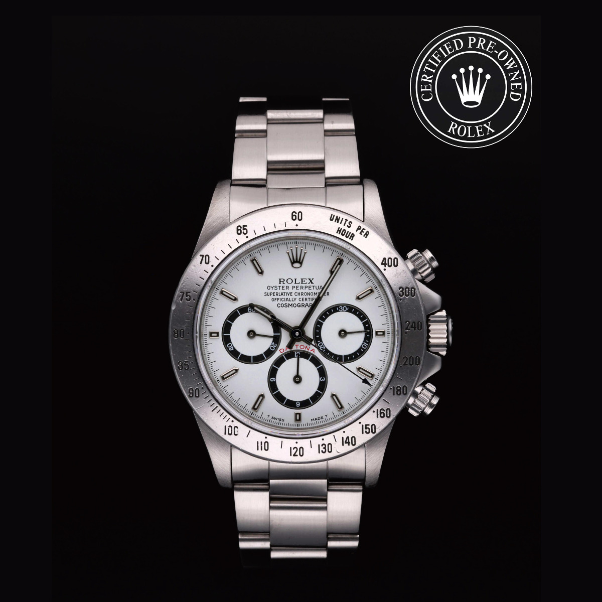 Rolex Certified Pre-Owned Oyster Perpetual Cosmograph Daytona Steel White Dial