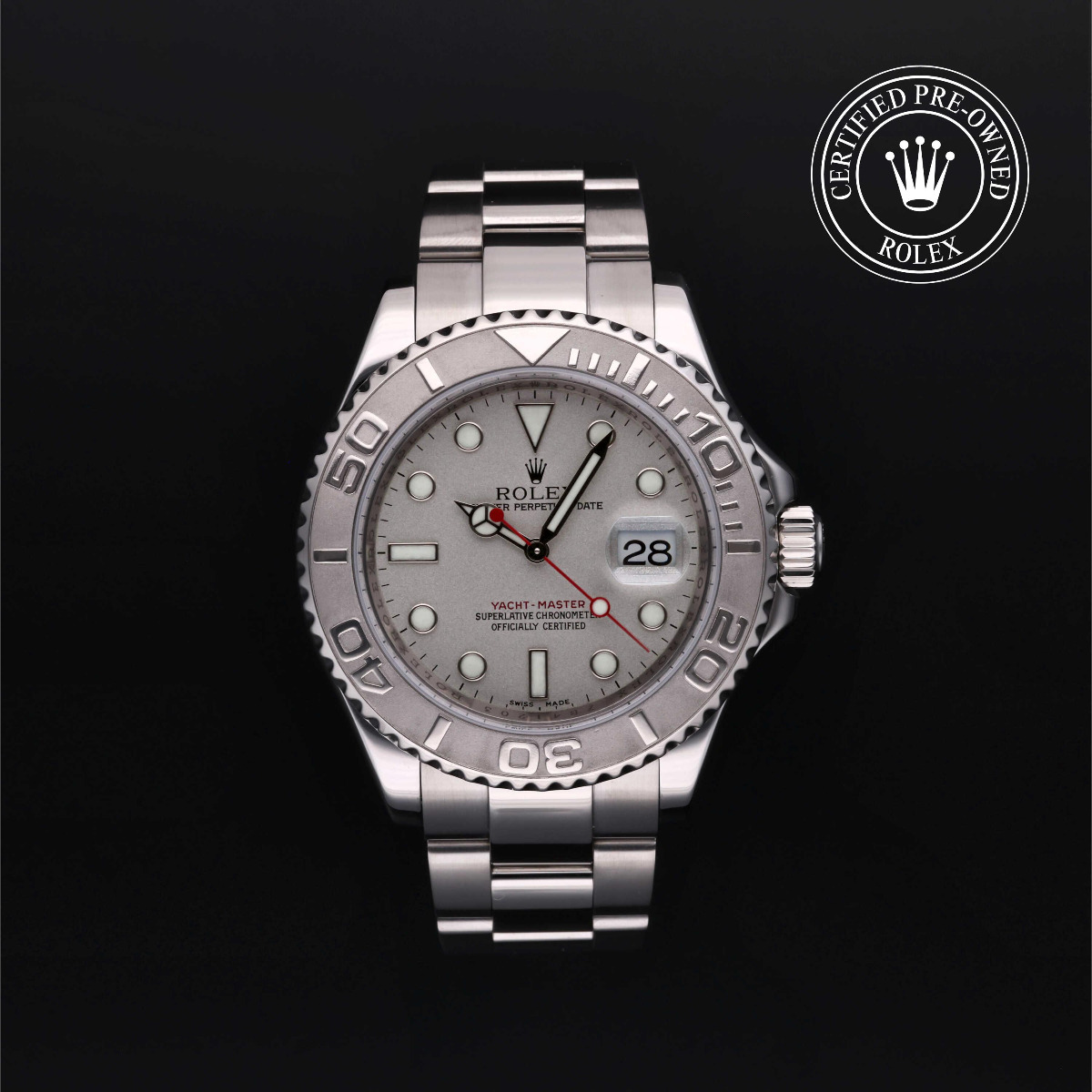 Rolex Certified Oyster Perpetual Yacht-Master Rolesium Platinum