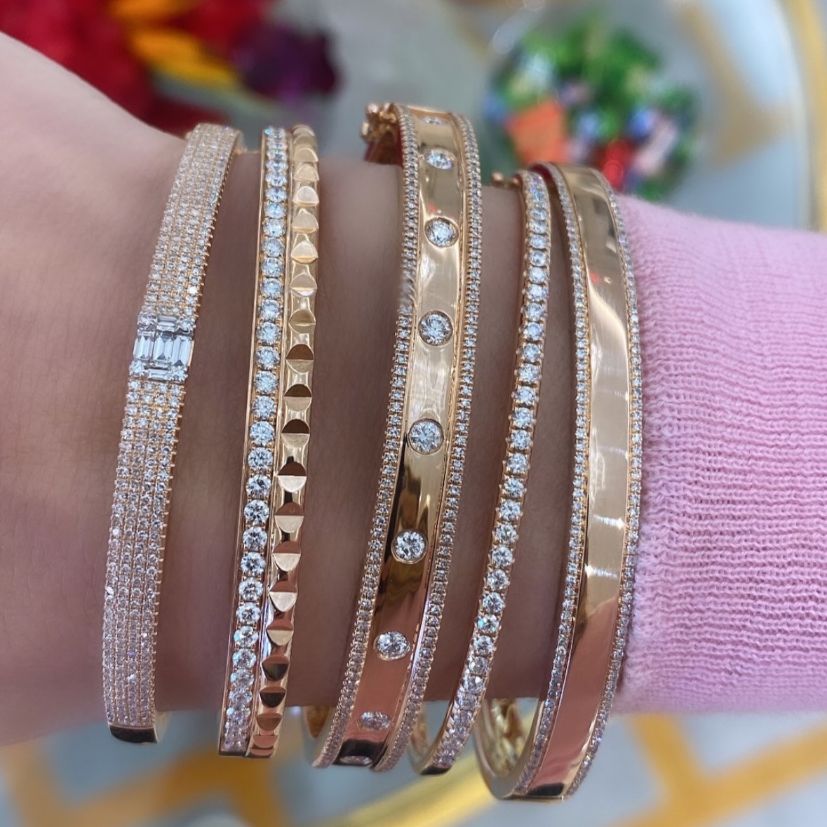 Rosy stacks for the first day of spring!