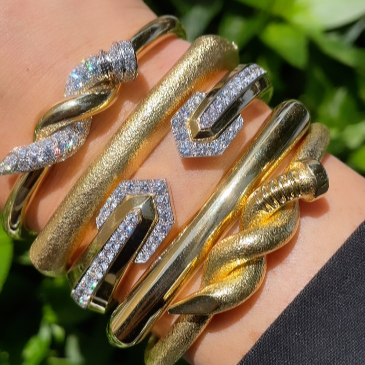 Bold Gold with @davidwebbjewels