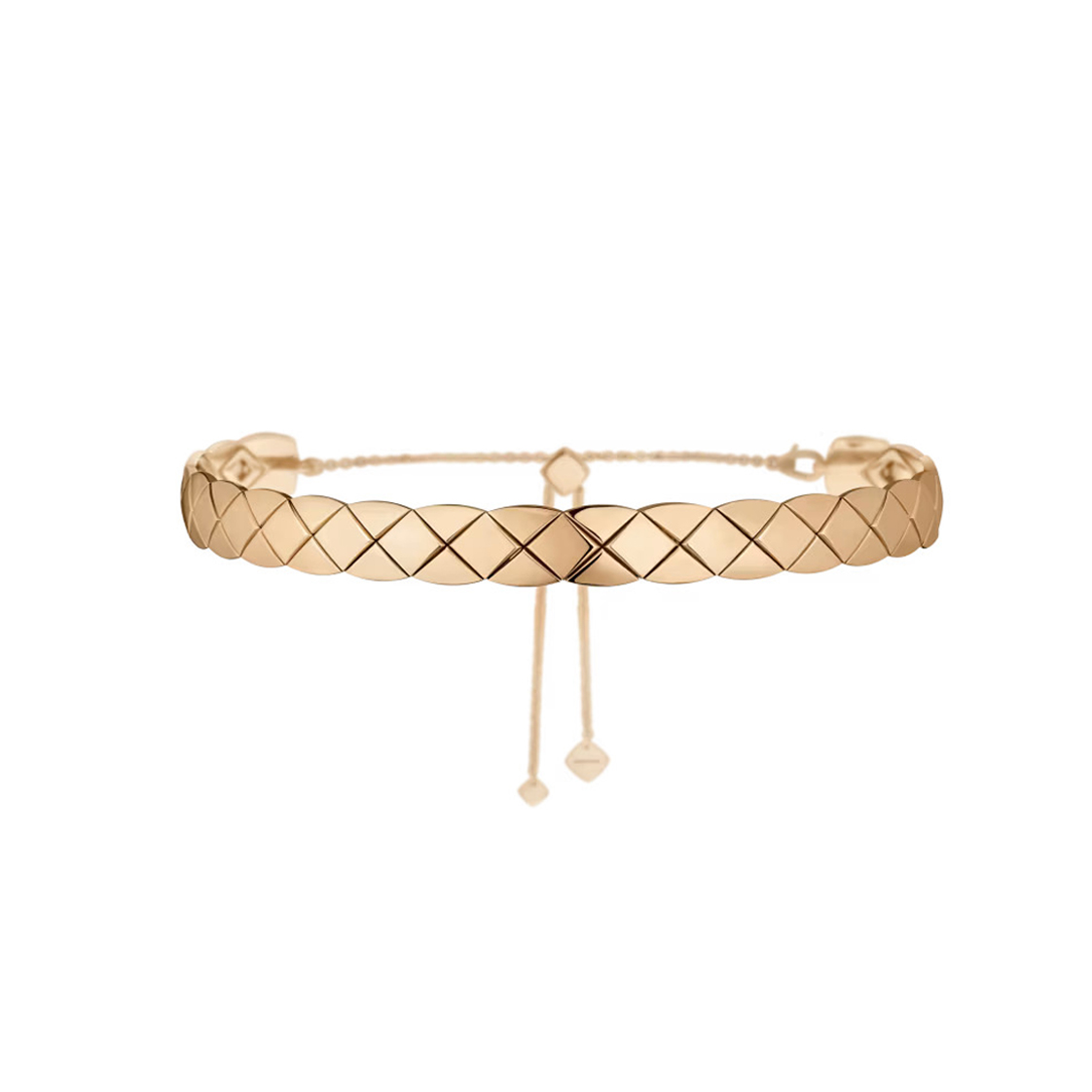 CHANEL COCO CRUSH 18k Beige Gold Supple Choker Necklace