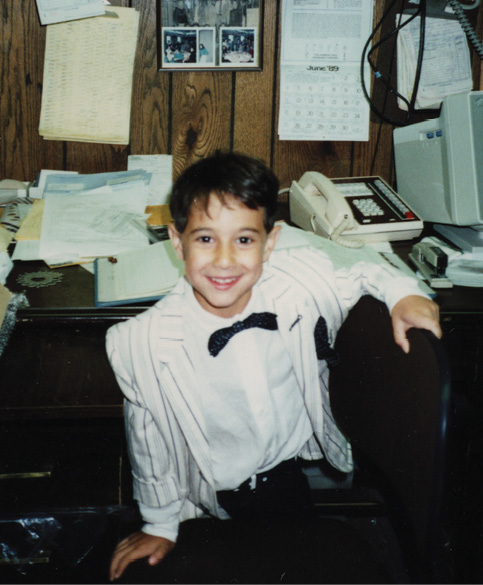 Scott as a child